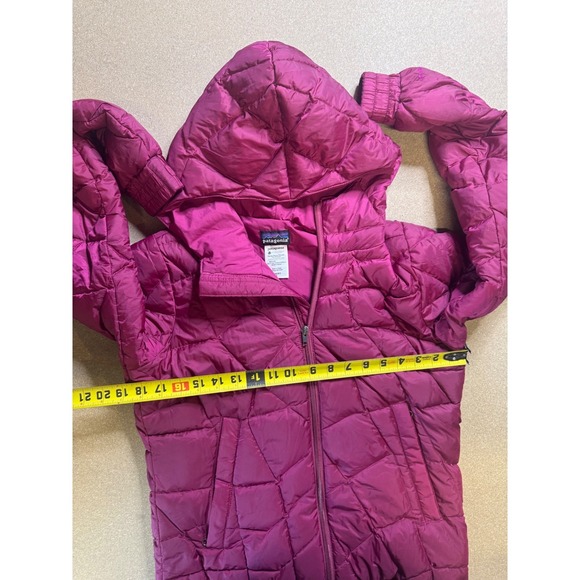 Patagonia Down Sweater Hooded Puffer Jacket‎ Lightweight Warm Pink Women's S - Picture 6 of 7